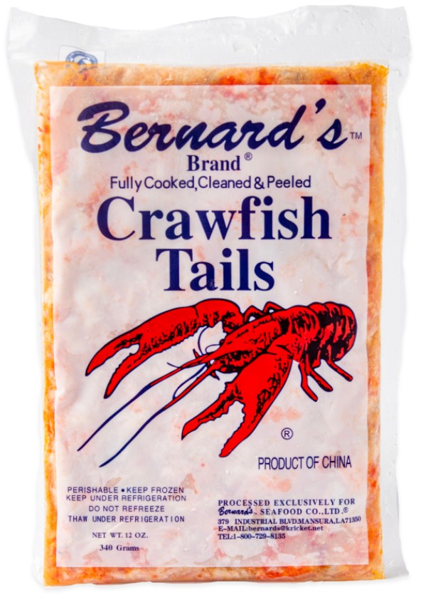 Bernard's - Crawfish Tails - 1 LB pack