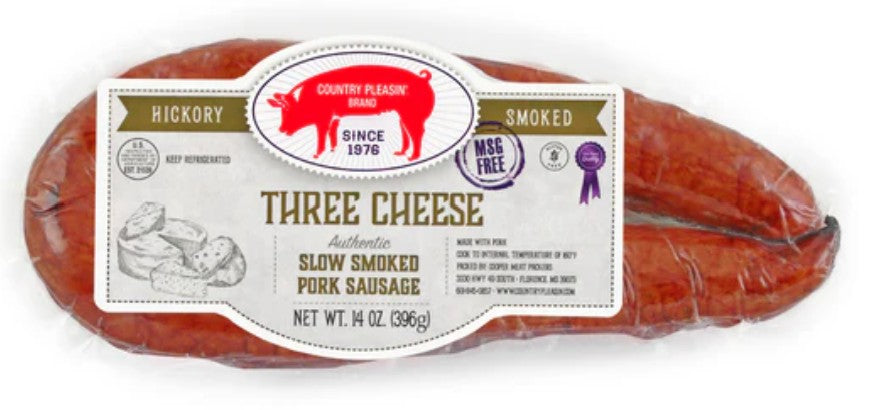 Country Pleasin' - Three Cheese Smoked Sausage