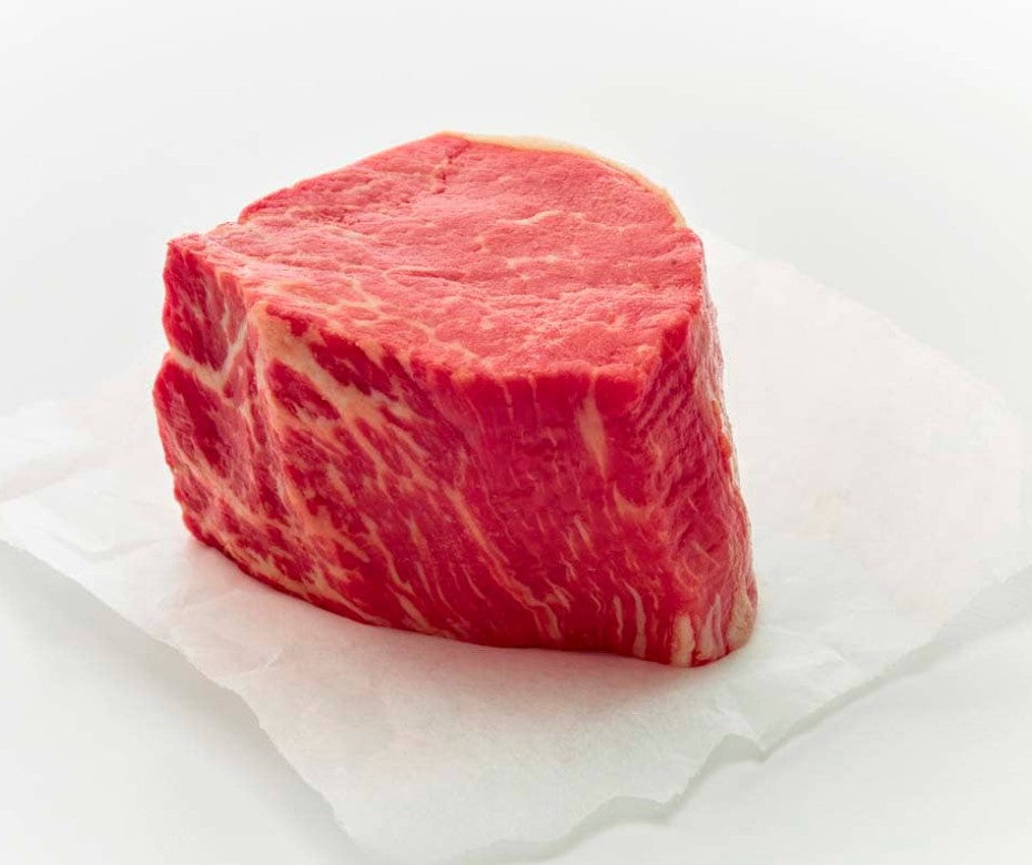Raw filet mignon steak