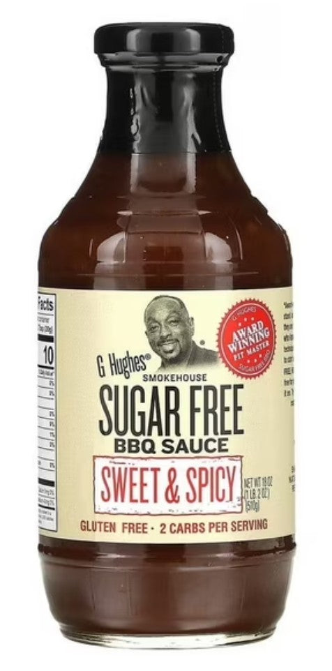 G Hughes - Sweet & Spicy BBQ Sauce - Sugar Free