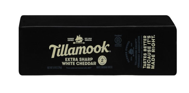 Tillamook - Extra Sharp White Cheddar - $11.99 per LB